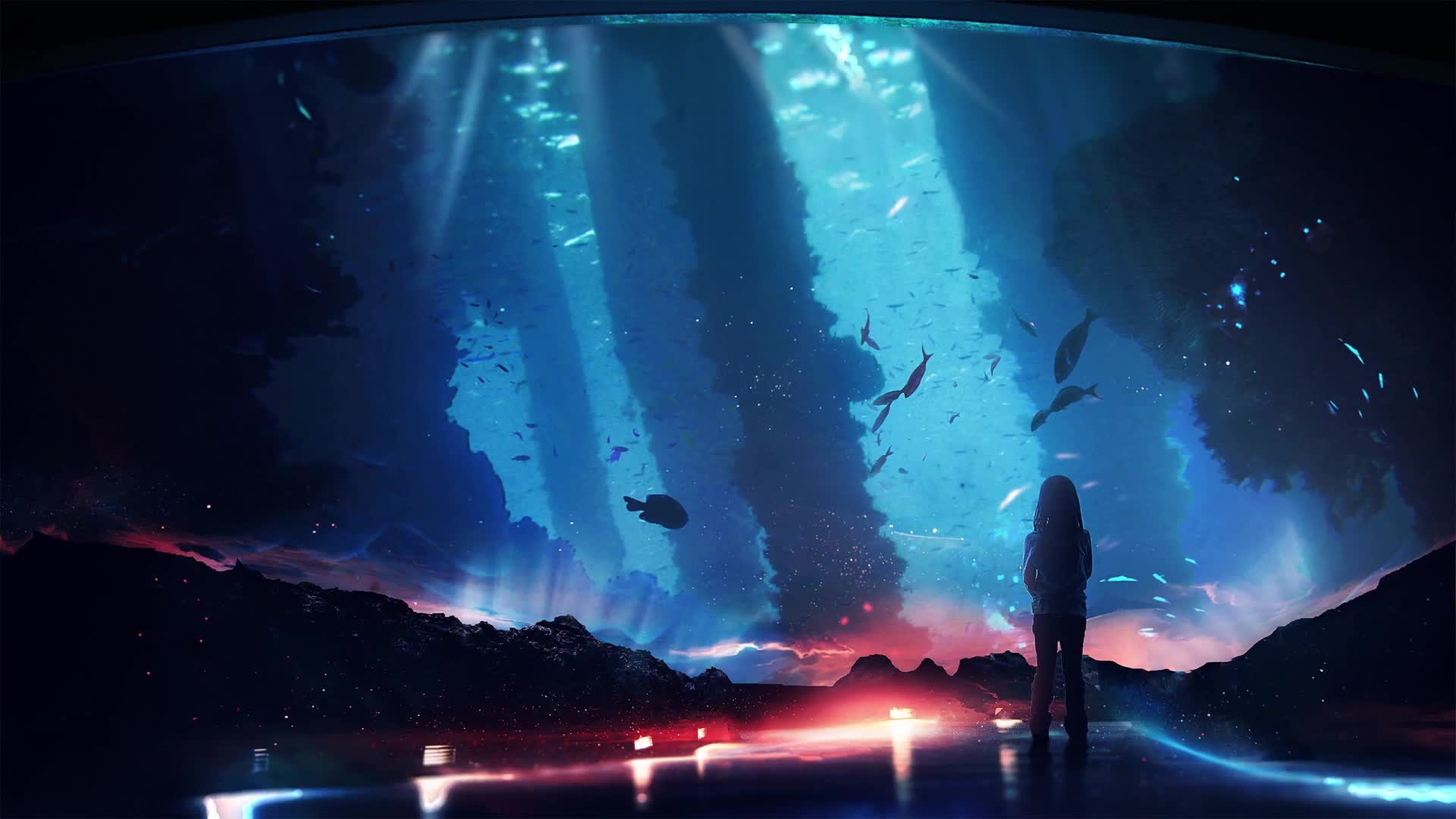 Aquatic Landscape Aquarium Live Wallpaper - Free Download