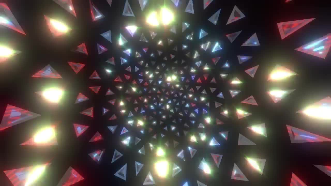 Free Stock Video Triangular Mirrors Surface Rotating And Flashing Live Wallpaper - Free Download