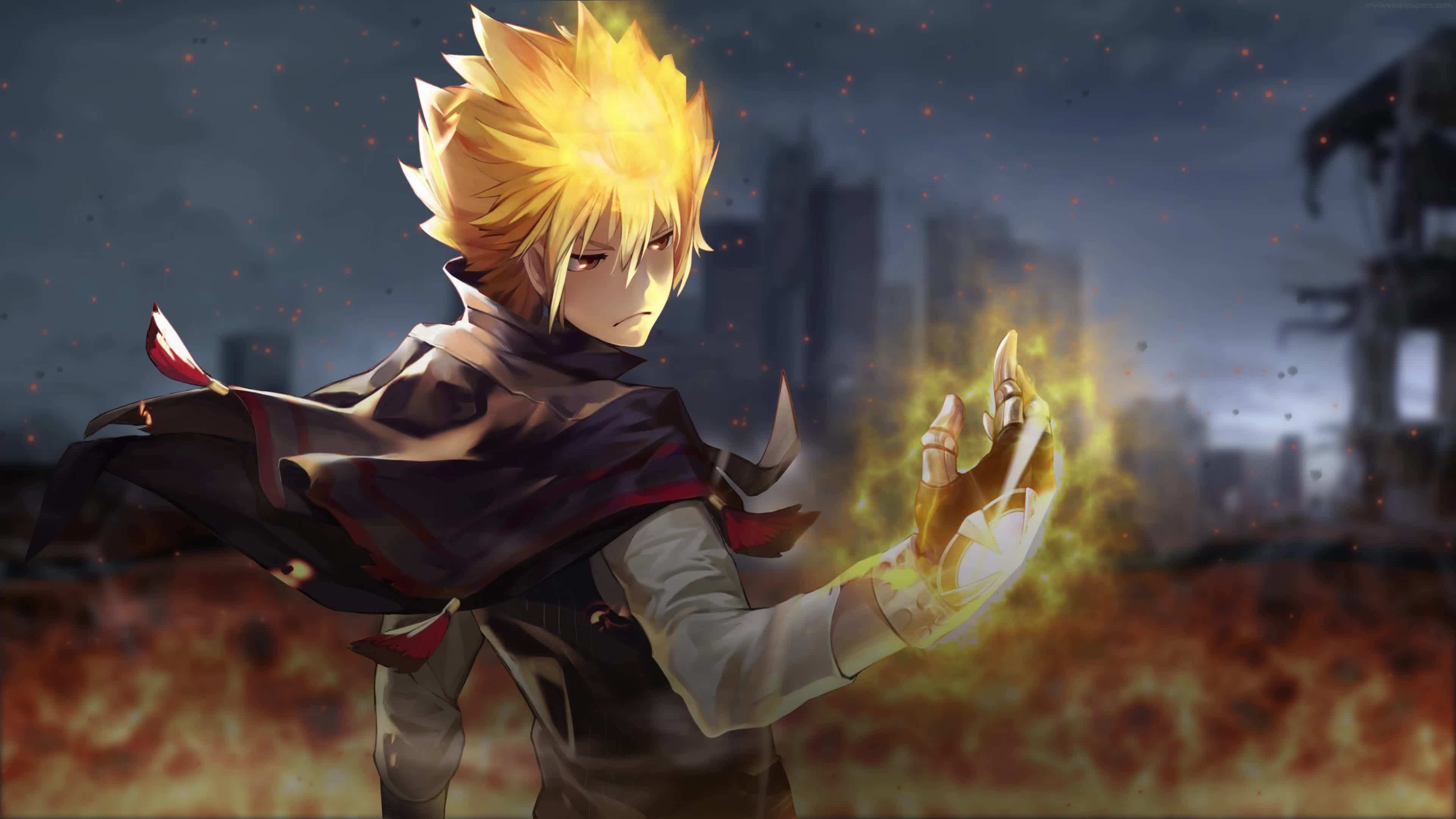 Anime Tsunayoshi Sawada Reborn 4K Animated Wallpaper - Free Download