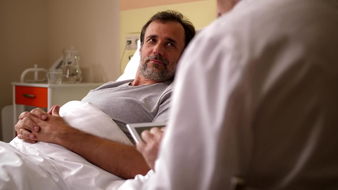 Stock Video Patient Hearing Good News After An Mri Live Wallpaper - Free Download