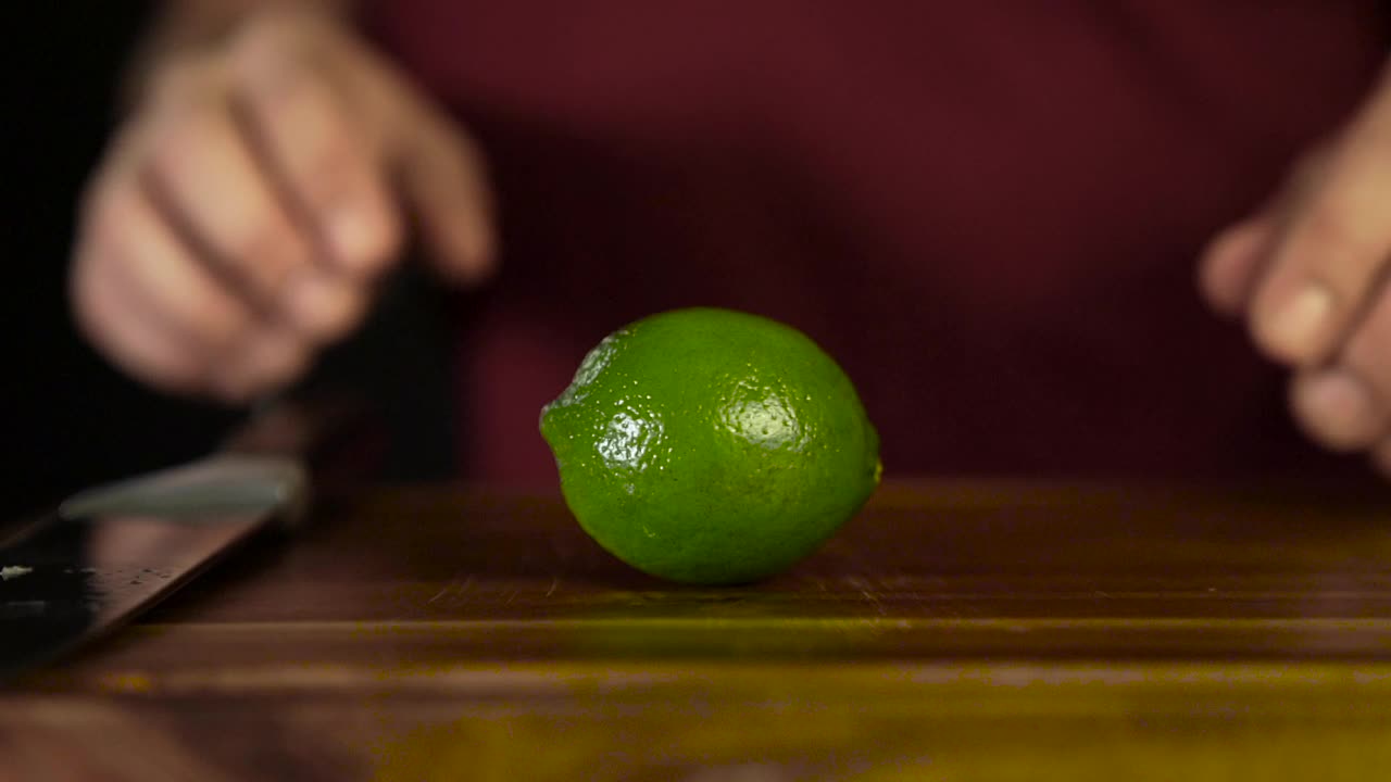 Stock Video Hands Cutting A Lime Live Wallpaper For PC - Free Download