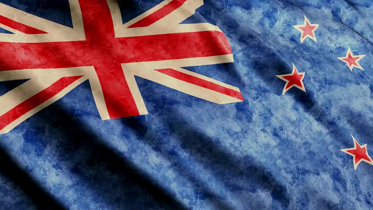 Stock Video New Zealand Country Flag Live Wallpaper - Free Download