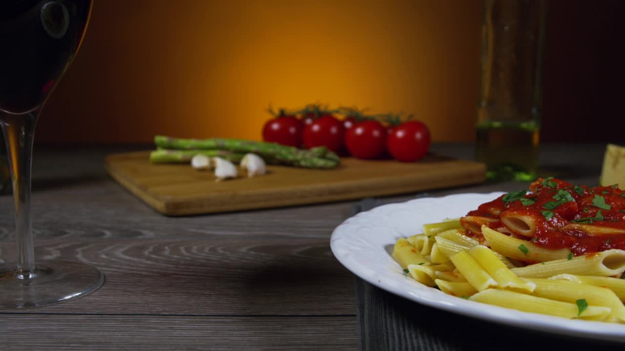 Stock Video Pasta With Tomato Sauce Live Wallpaper - Free Download