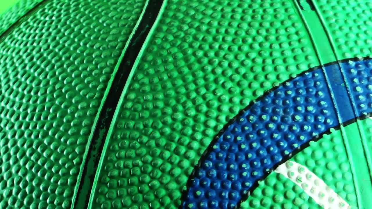 Free Video Stock texture of a green basketball Live Wallpaper - Free Download
