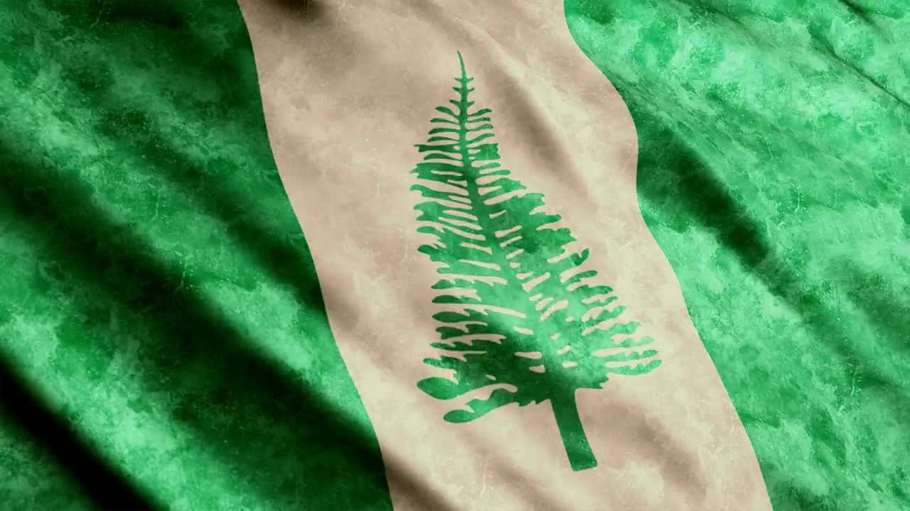 Stock Video Norfolk Island Flag Live Wallpaper - Free Download