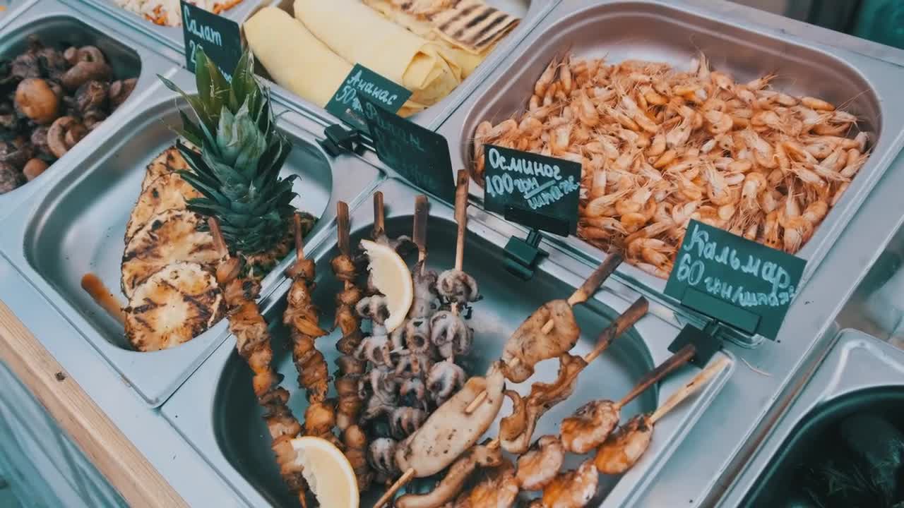Stock Video Display With Street Food Live Wallpaper For PC - Free Download