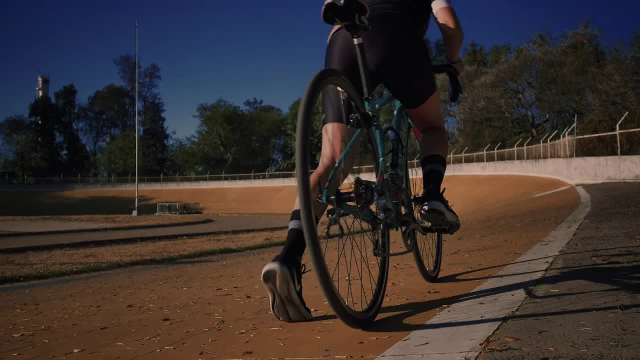 Stock Video Outdoor Cycling Track With Some Cyclists Live Wallpaper - Free Download
