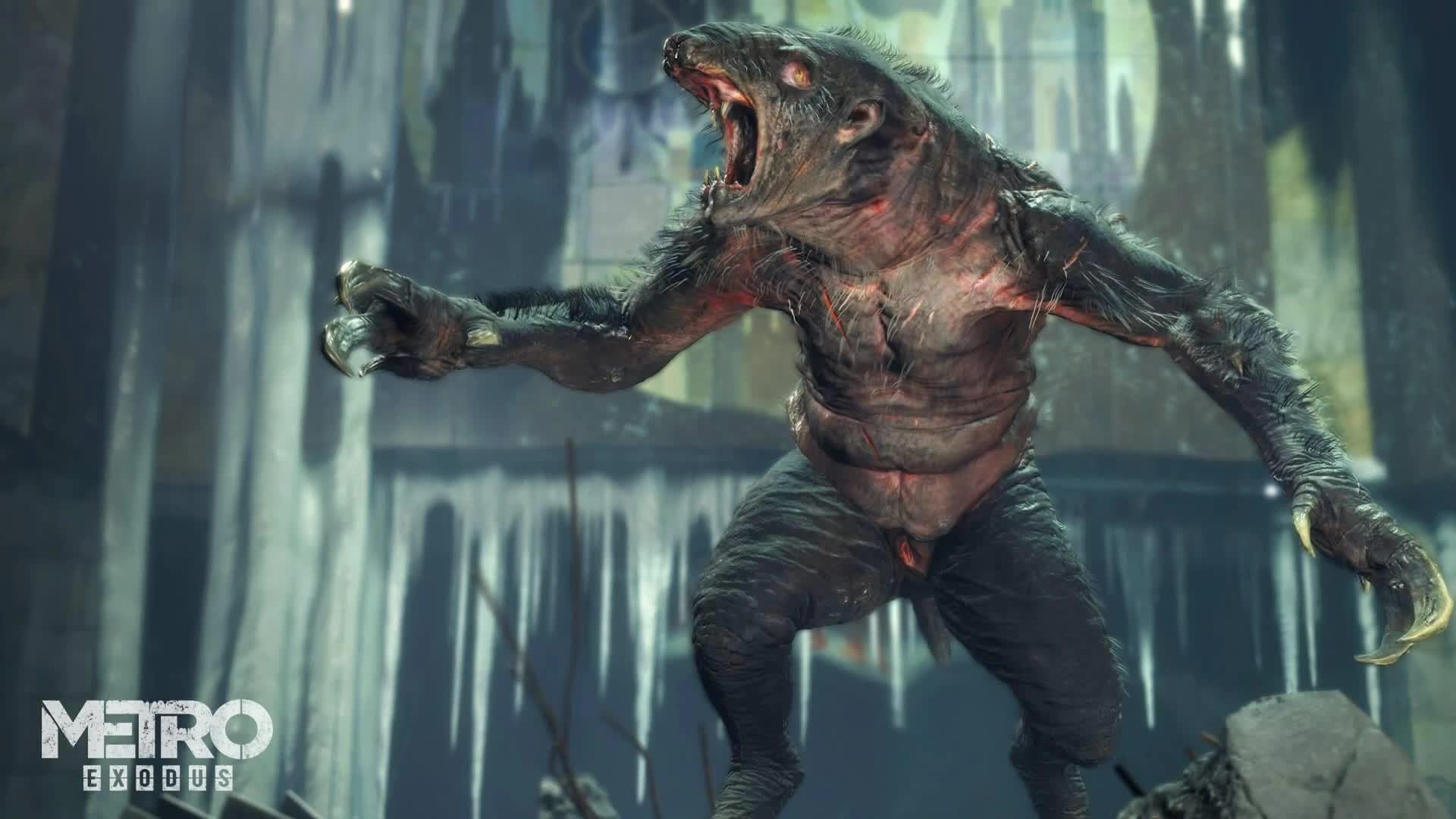 Metro  Exodus  Rat  Mutant  Minimalism  Live  Wallpaper - Free Download