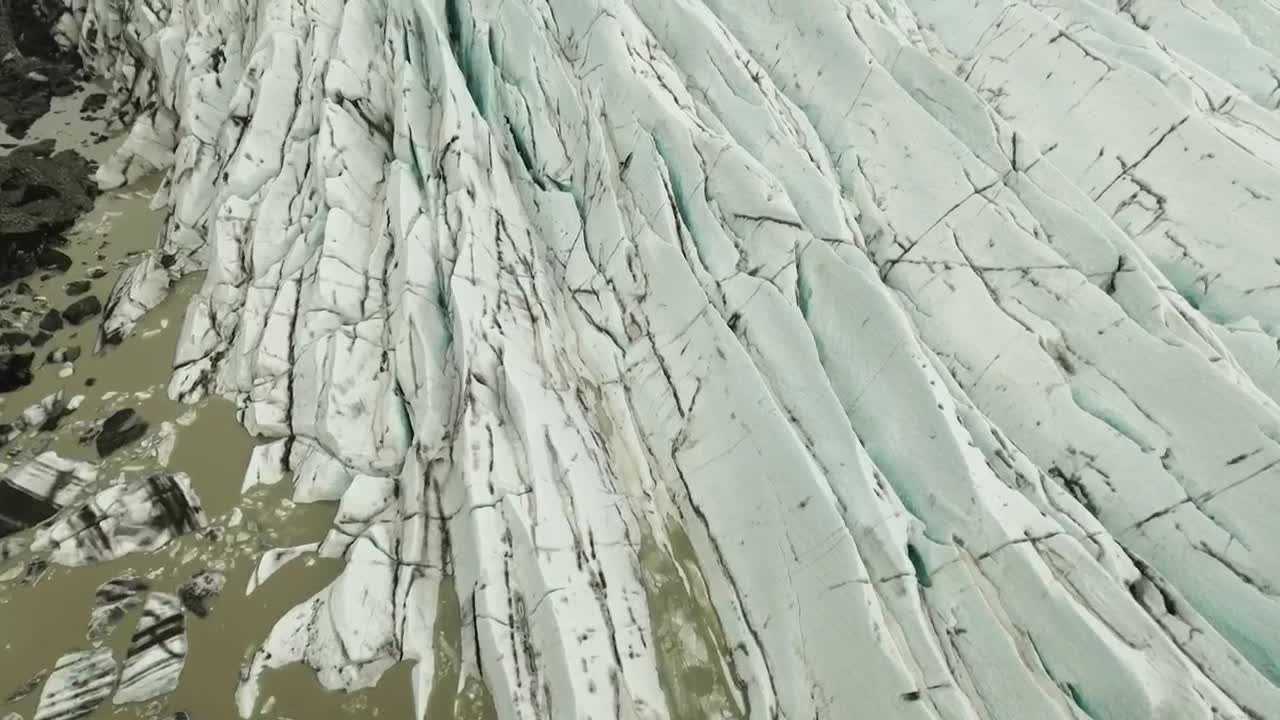 Free Video Stock the svinafellsjokull glacier field Live Wallpaper - Free Download