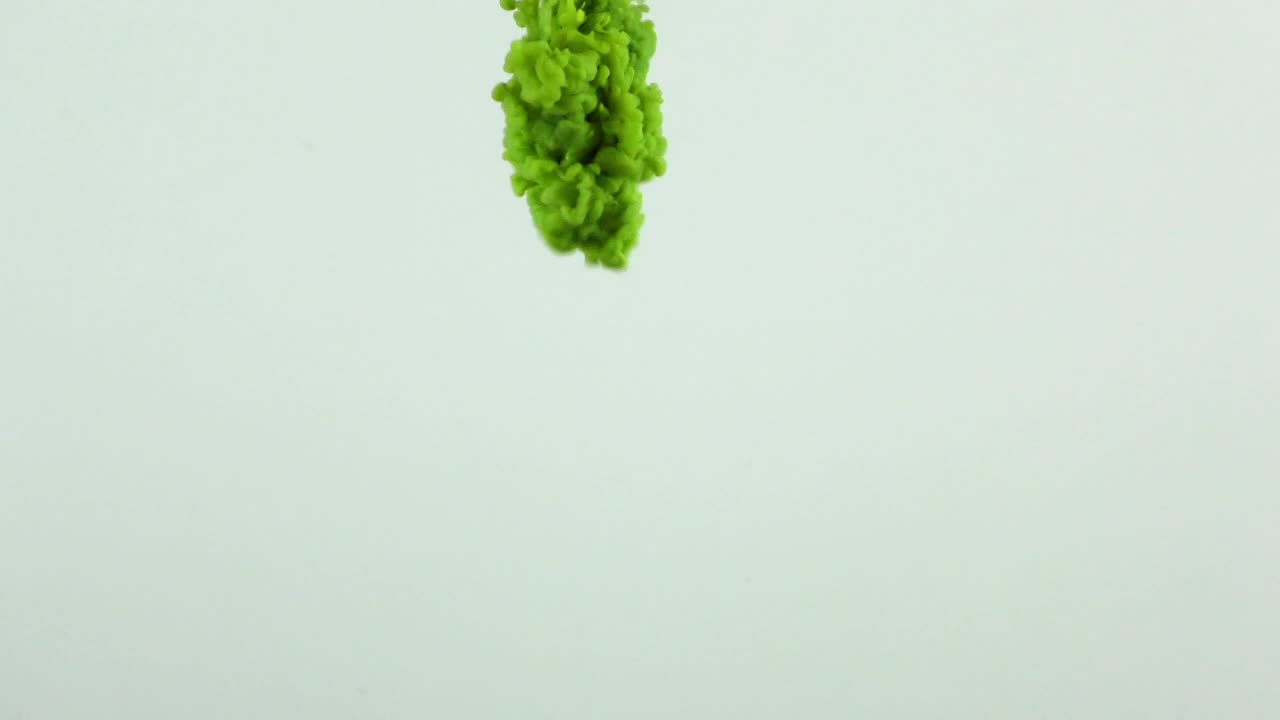 Stock Video Beautiful Texture Shot Of Green Ink Underwater Live Wallpaper For PC - Free Download
