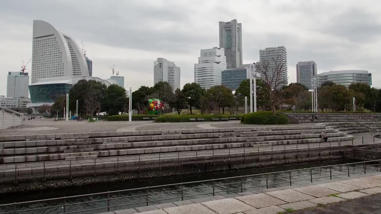 Free Stock Video Yokohama Skyline Time Lapse Live Wallpaper - Free Download