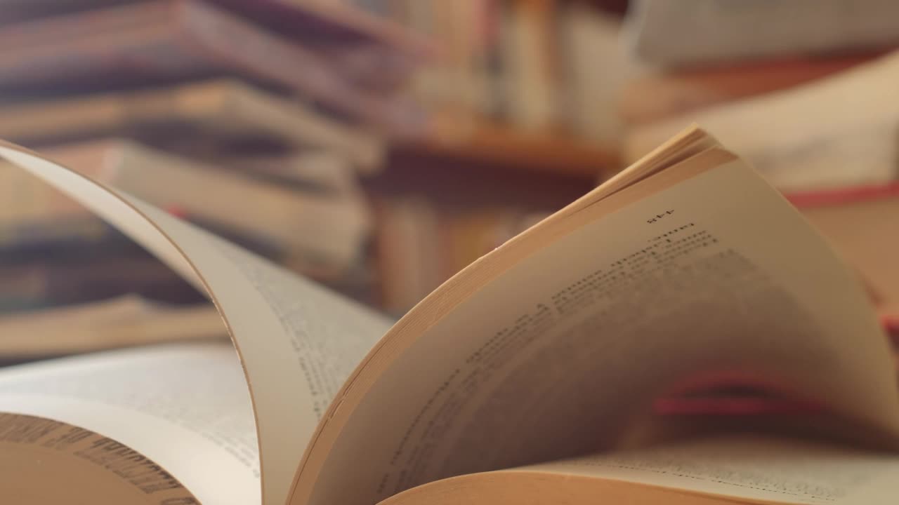 Free Video Stock Stacked And Piled Books Taken Close Up Live Wallpaper - Free Download