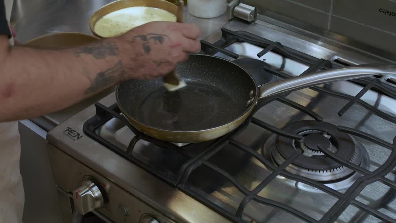 Video Stock Chef Preparing A Dessert On A Stove Live Wallpaper For PC - Free Download