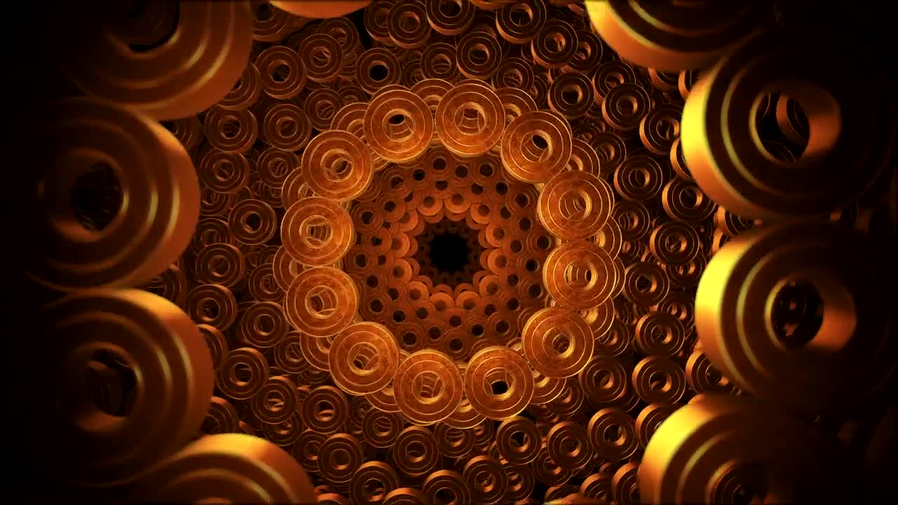 Video Stock Circular Figures Pattern Tunnel Live Wallpaper For PC - Free Download