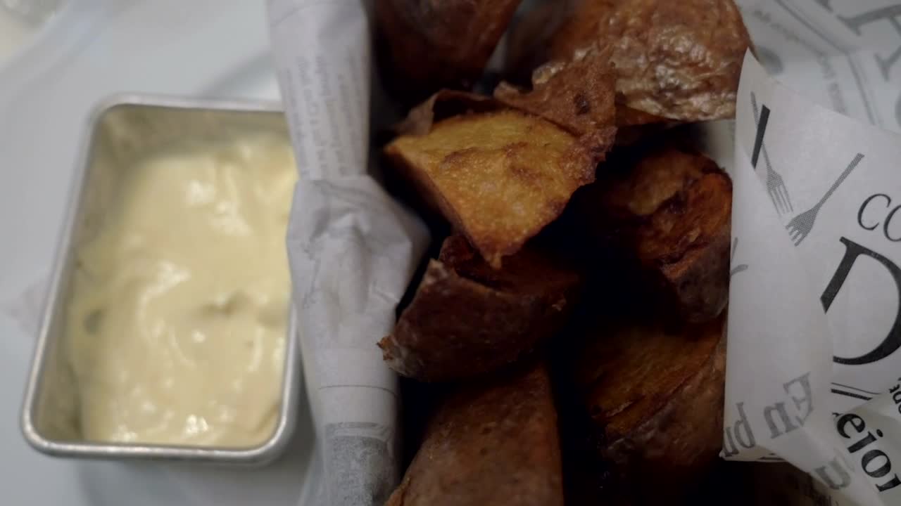 Stock Video Eating Large Potato Fries Live Wallpaper For PC - Free Download