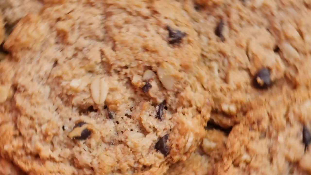 Video Stock Chip Cookies Stacked On A Rotating Shot Live Wallpaper For PC - Free Download