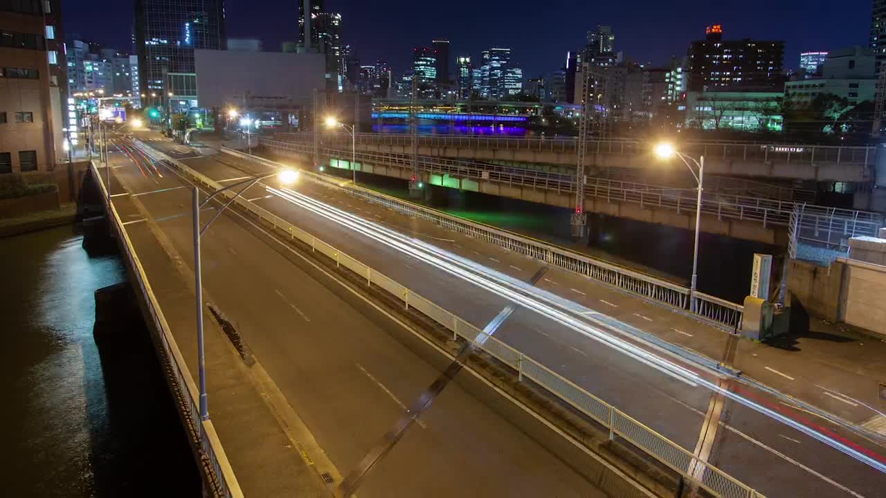 Stock Video Osaka City Highway Fast Traffic Live Wallpaper - Free Download