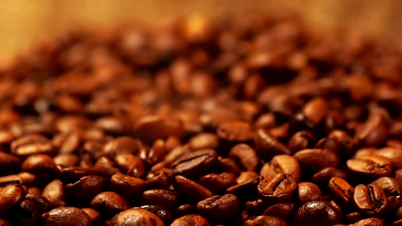 Free Stock Video Roasted Coffee Beans With Steam Live Wallpaper - Free Download