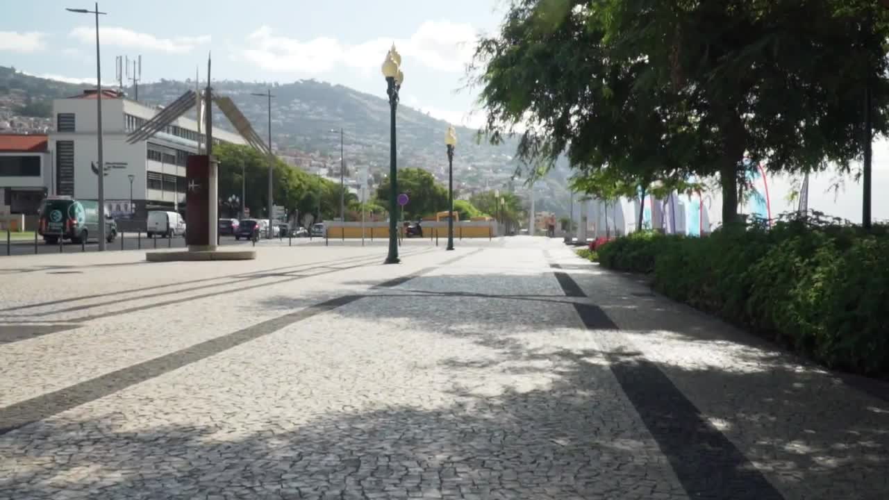 Stock Footage Walking On The Street On Madeira Live Wallpaper - Free Download