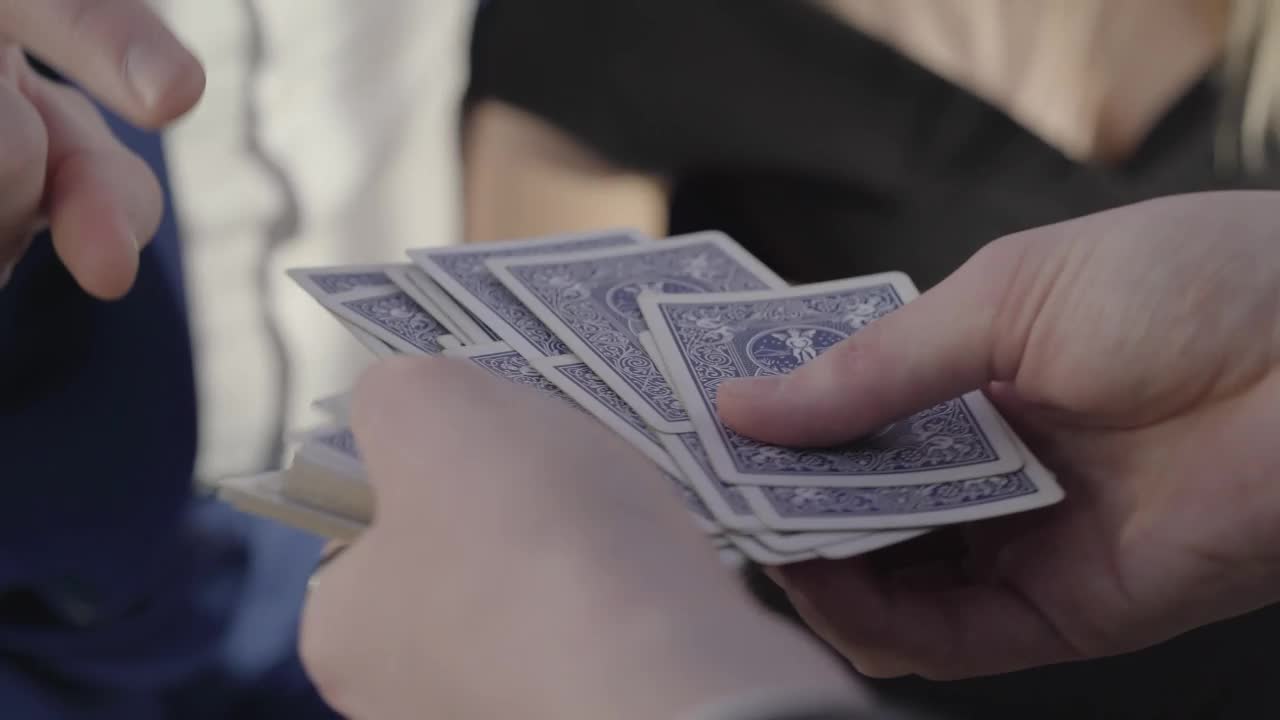 Stock Video Magician Hands Demonstrate Card Trick Illusion Animated Wallpaper - Free Download