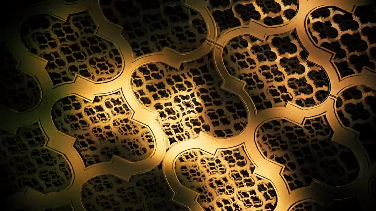 Free Stock Video Traveling Through Golden Hindu Style Plates In D Live Wallpaper - Free Download