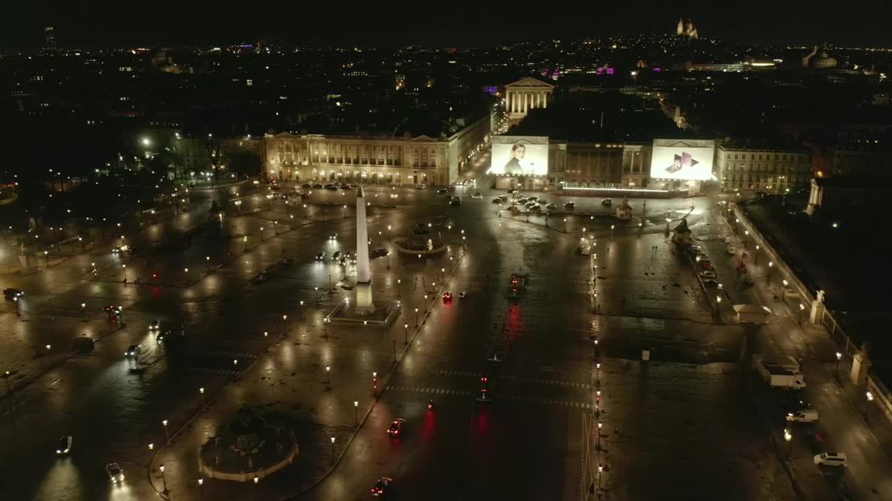 Video Stock Place De La Concorde Paris At Night Live Wallpaper Free - Free Download