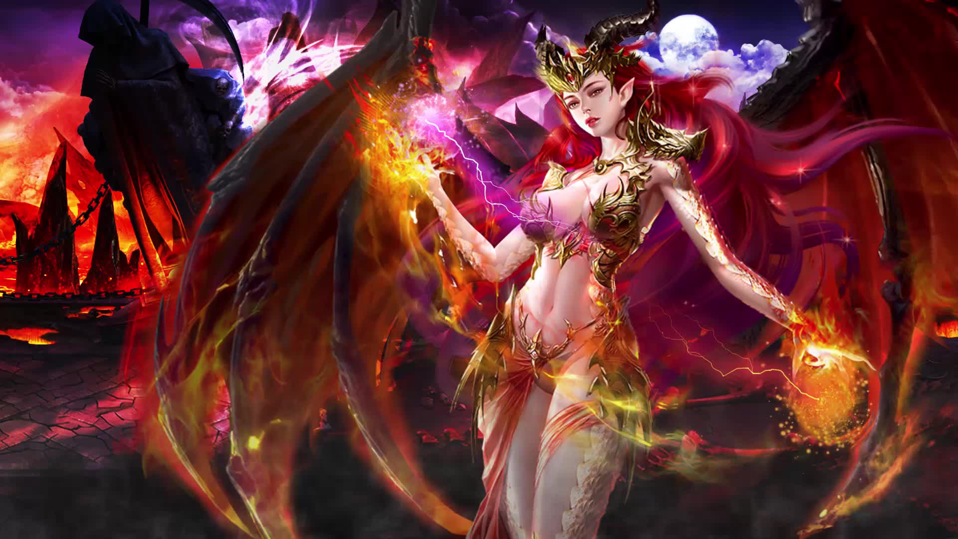 Dragon Girl HD Live Wallpaper - Free Download