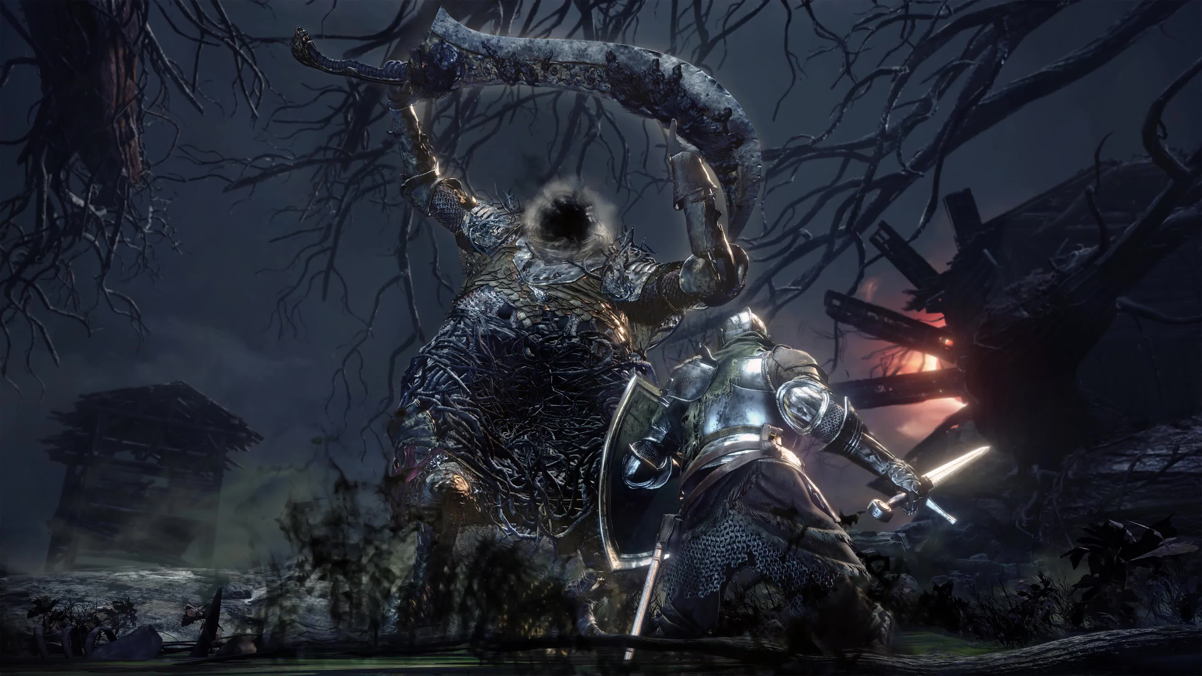 Dark  Souls  Boss  Midnight  4K  Live  Wallpaper - Free Download