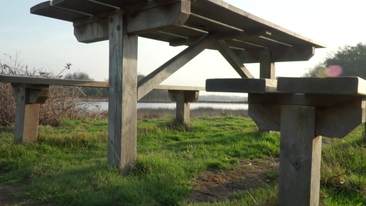Video Stock Picnic Table Near A Lake Live Wallpaper Free - Free Download