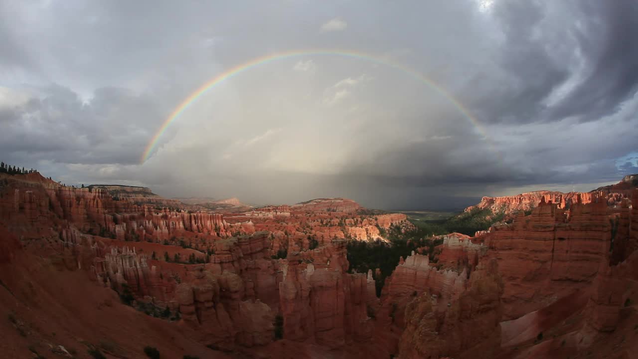 Video Stock Rainbow Across A Canyon Live Wallpaper Free - Free Download