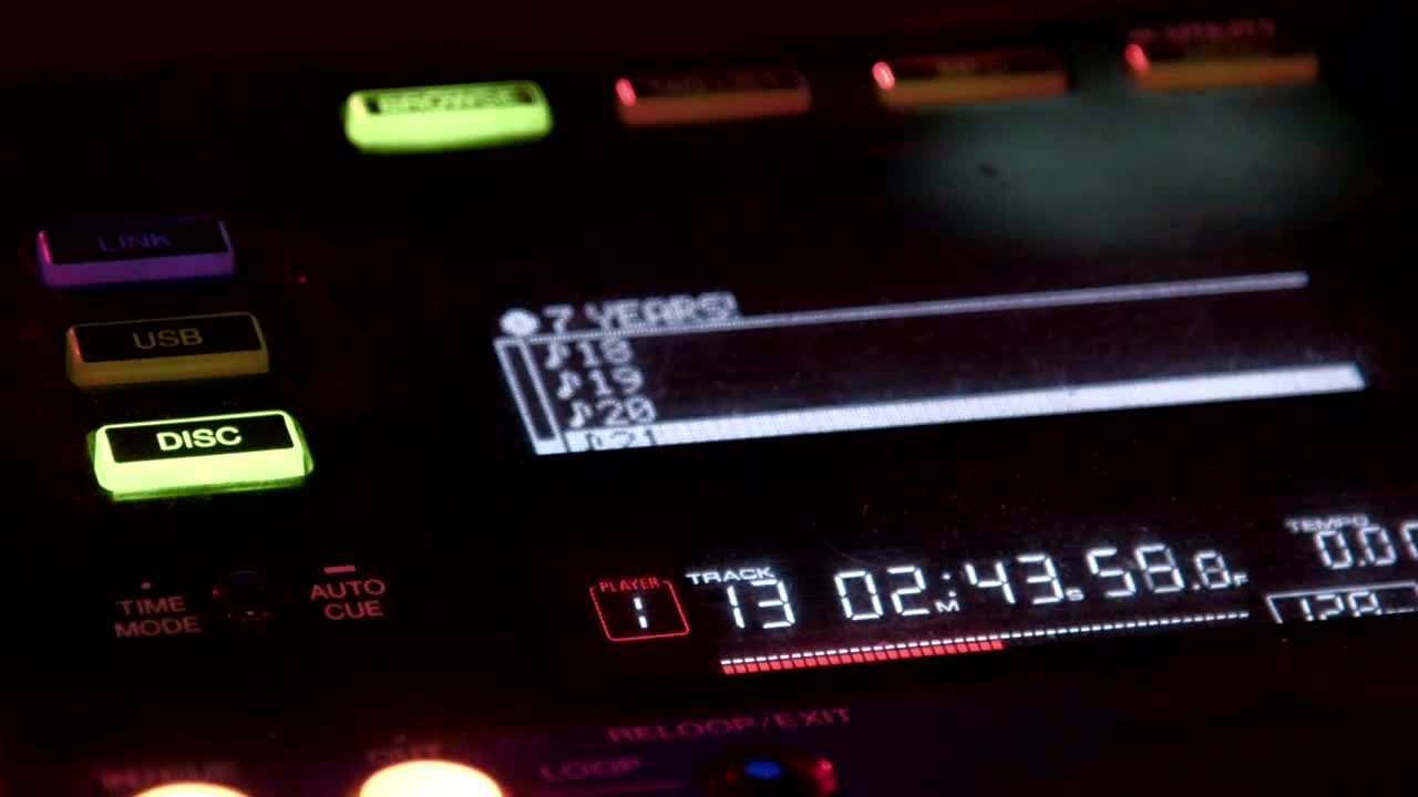 Stock Video Dj Mixer Close Up With Rgb Lights Live Wallpaper For PC - Free Download