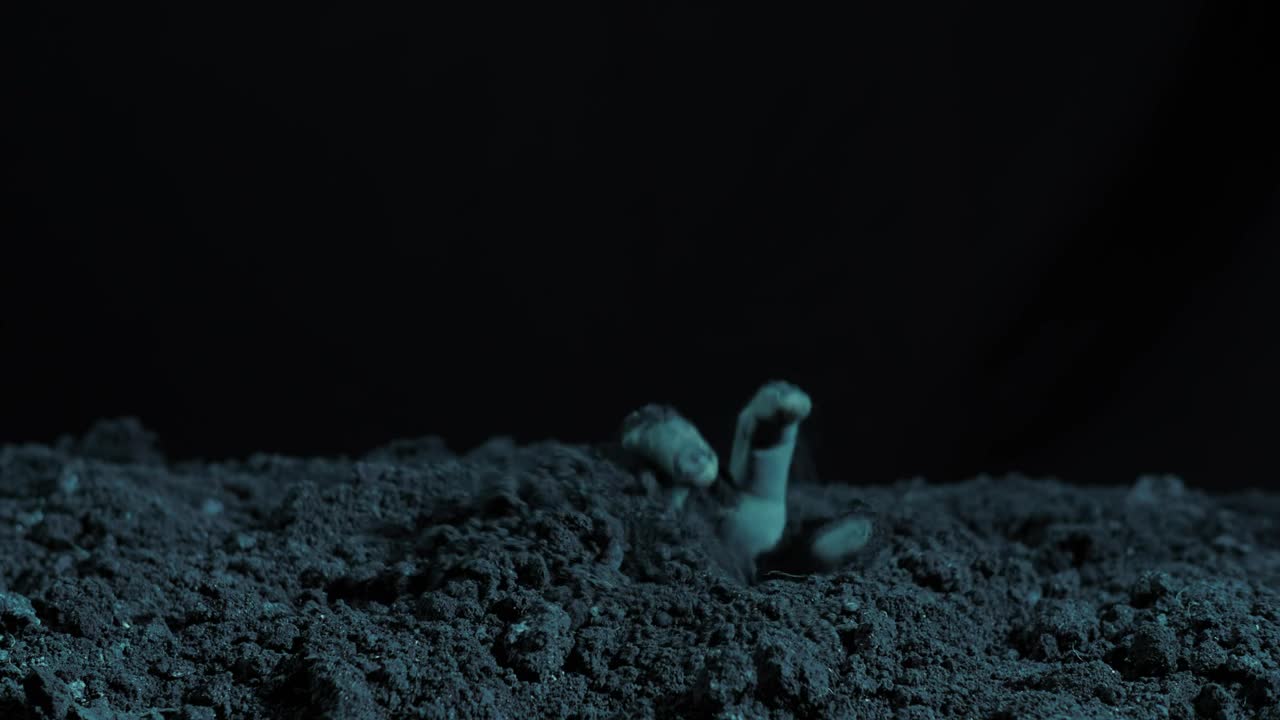 Stock Video Hand Of A Zombie Coming Out Of The Ground Live Wallpaper For PC - Free Download