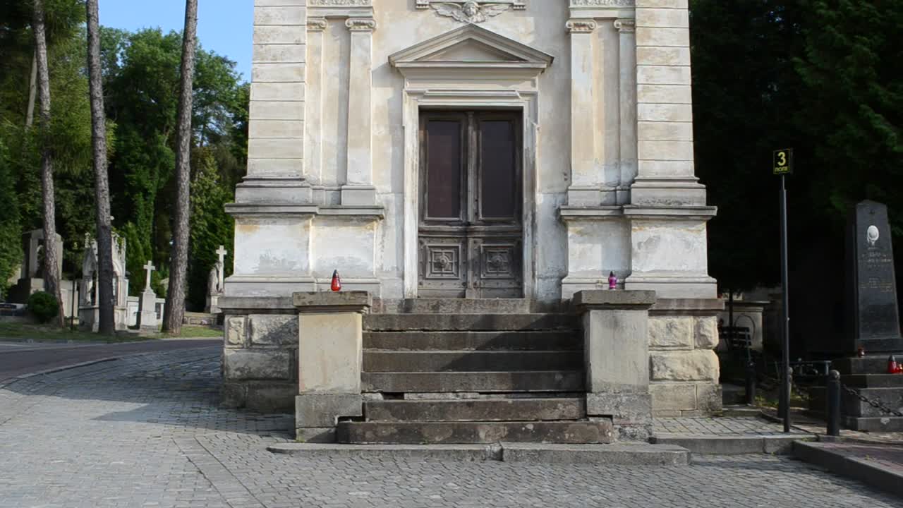 Free Video Stock Small Chapel In The Middle Of A Cemetery Live Wallpaper - Free Download