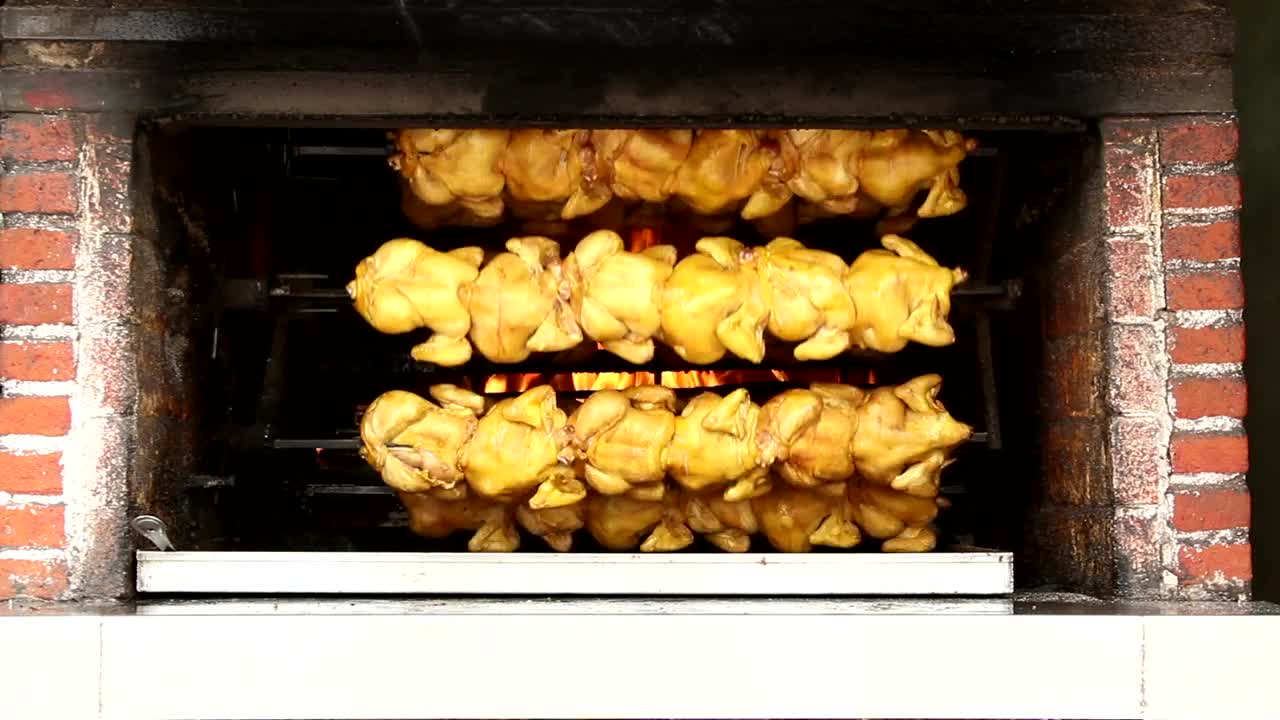 Free Stock Video Rotary Brick Chicken Oven Live Wallpaper - Free Download