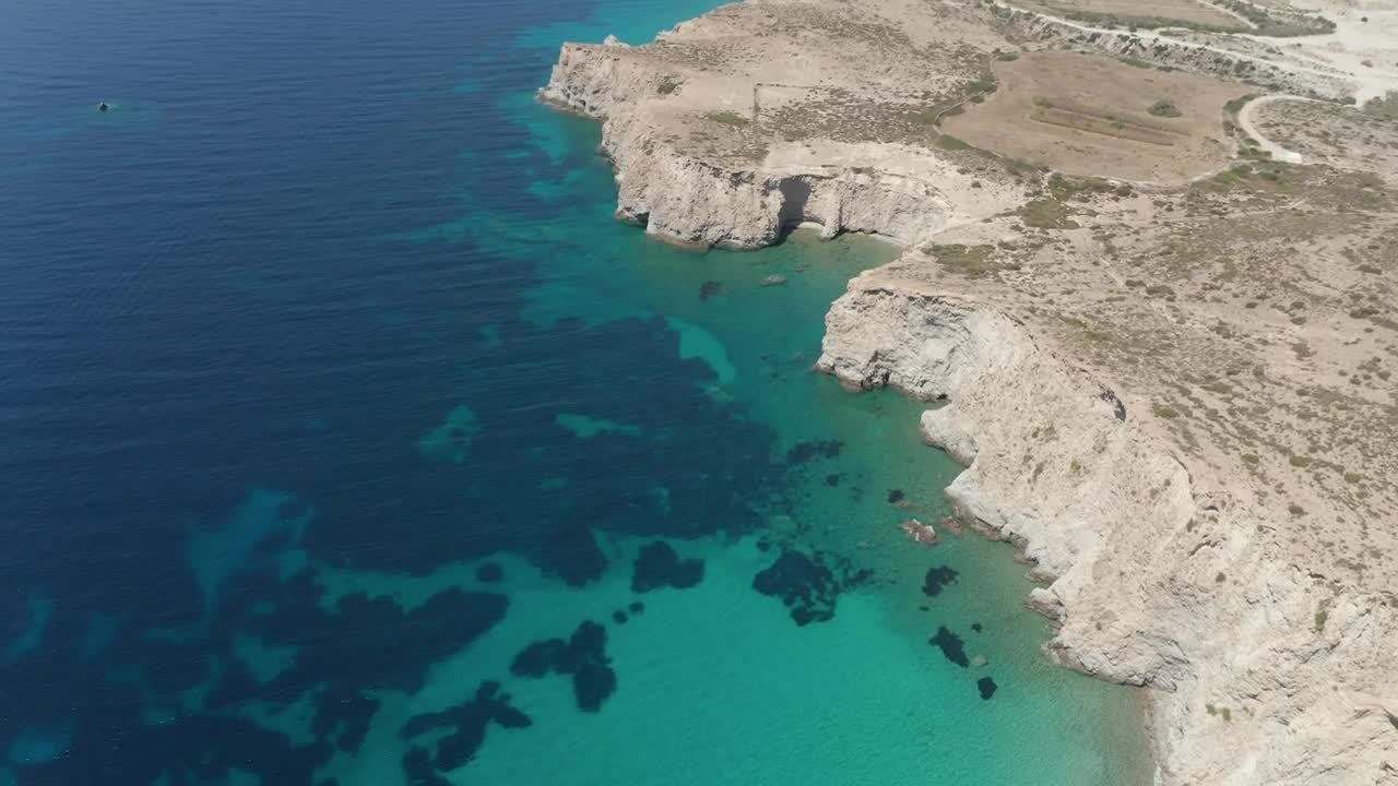 Stock Video Crystal Clear Water Coast Seen From The Air Live Wallpaper For PC - Free Download