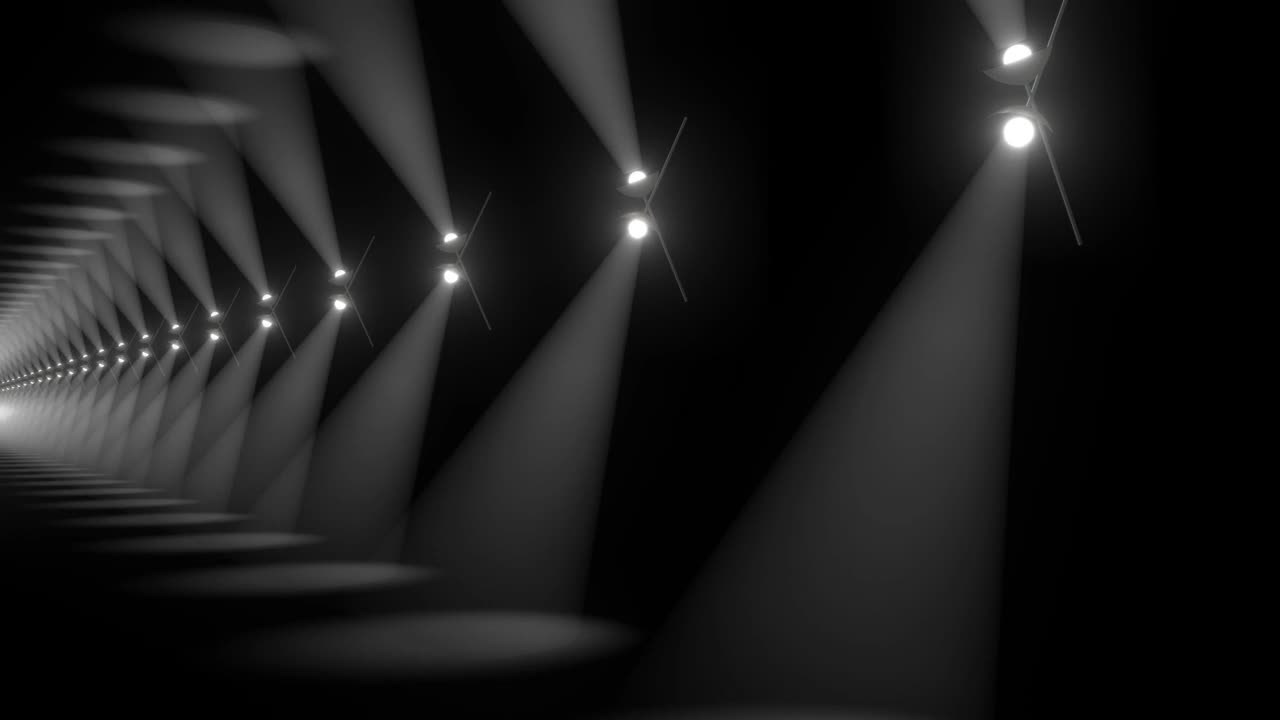 Stock Video Endless Row Of D Light Reflectors Dancing Live Wallpaper For PC - Free Download