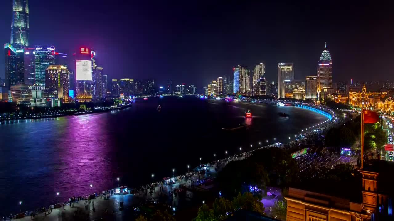 Free Stock Video Shanghai City And The River With Ferries Traffic Live Wallpaper - Free Download