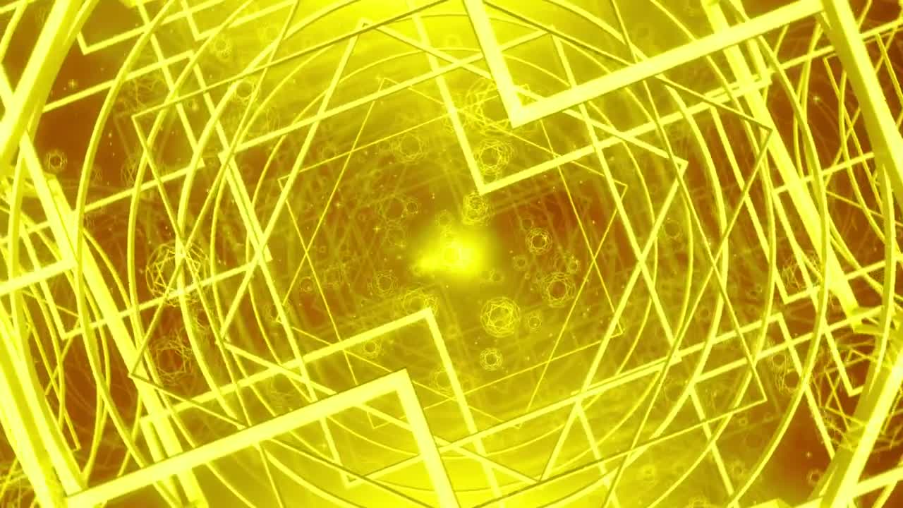 Stock Video Floating Rotating Golden Frames Live Wallpaper For PC - Free Download