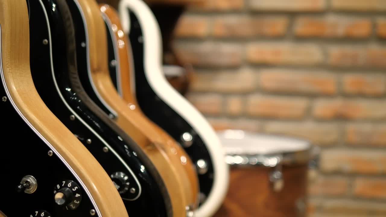 Free Stock Video Row Of Guitars Live Wallpaper - Free Download