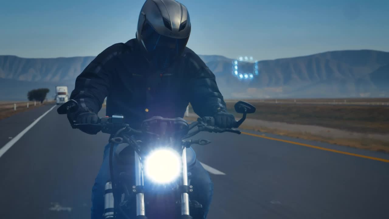 Stock Video Man With Helmet Speeding A Motorcycl Animated Wallpaper - Free Download