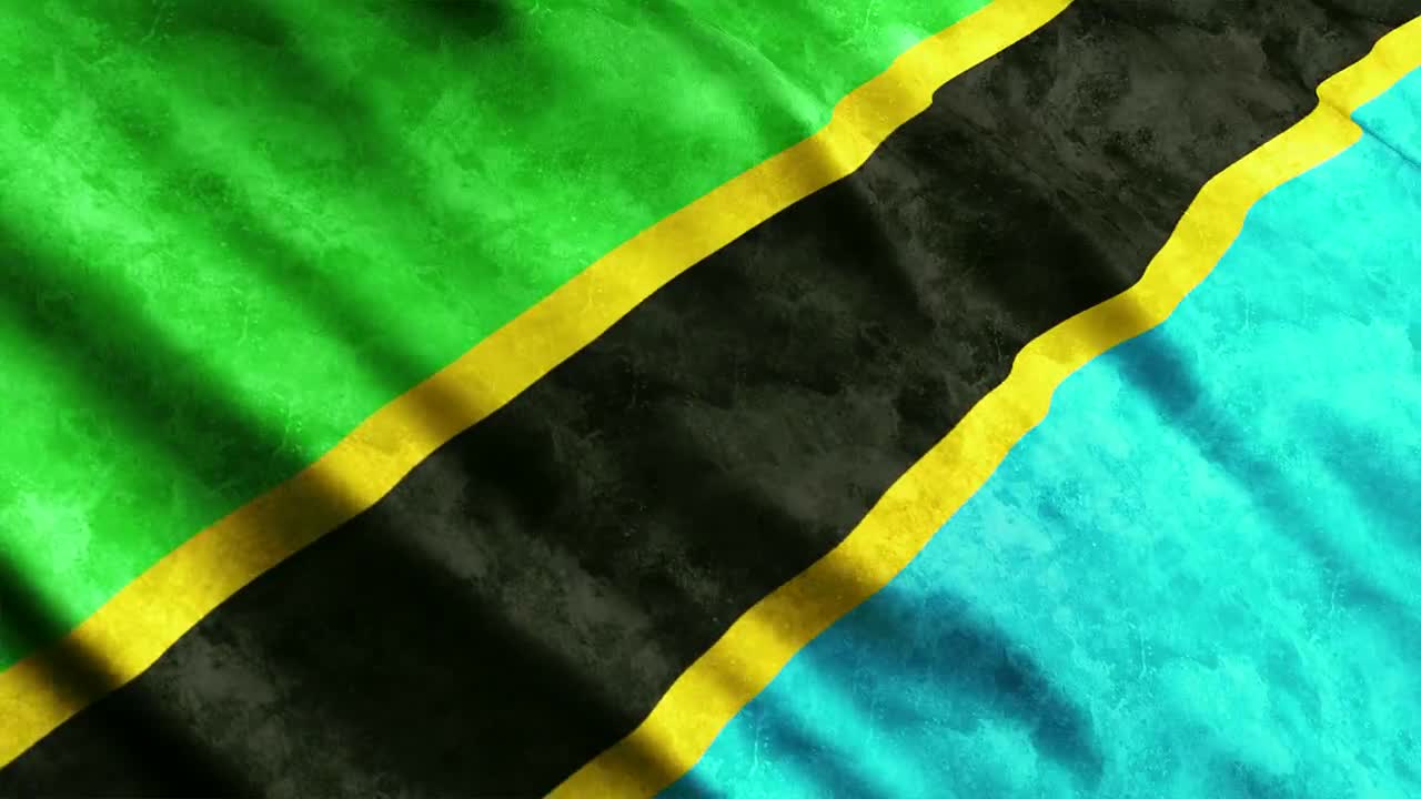 Stock Video Flag Of The Country Of Tazmania In Africa Live Wallpaper For PC - Free Download