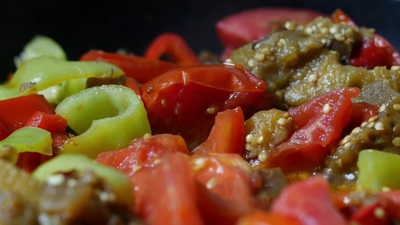 Stock Footage Vegetables Frying In Hot Oil Live Wallpaper - Free Download