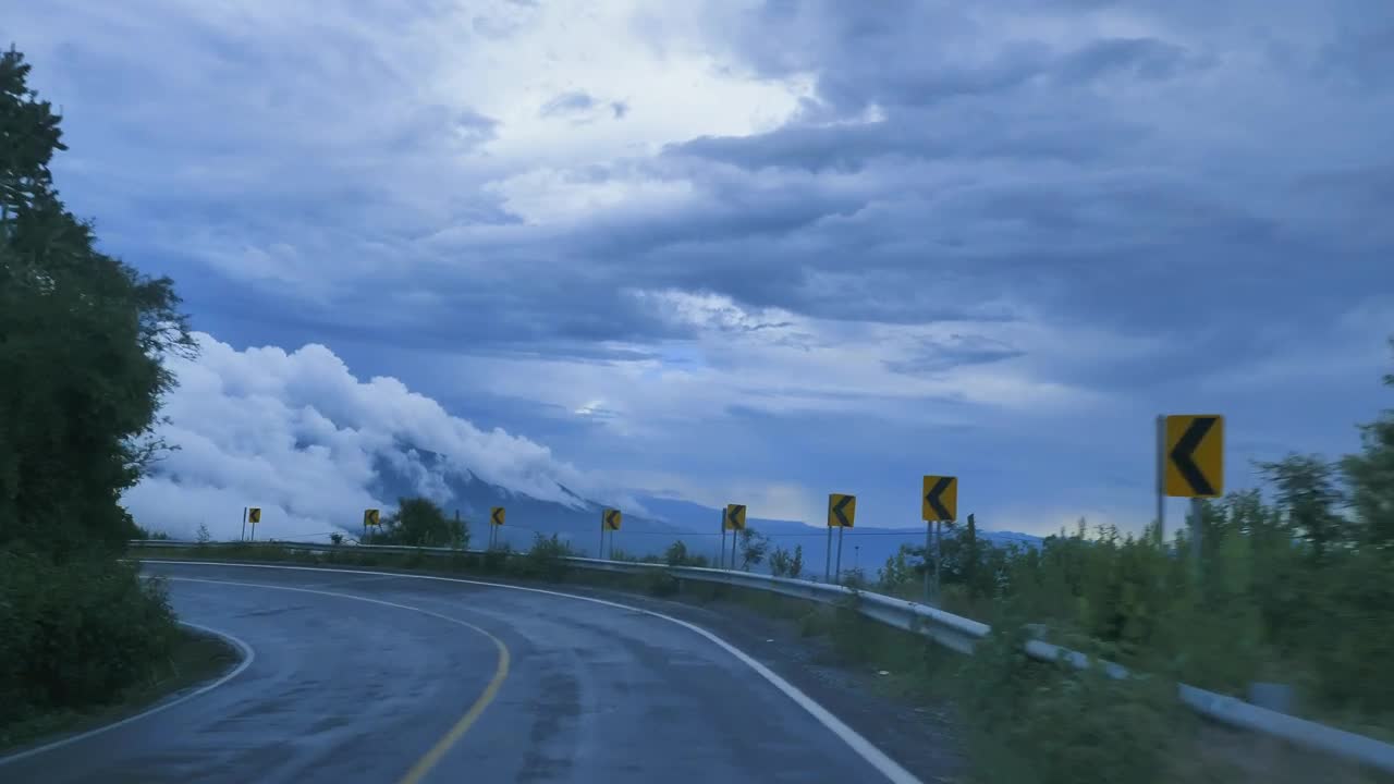 Stock Video Going Down A Curved Highway Down A Mountain Live Wallpaper For PC - Free Download