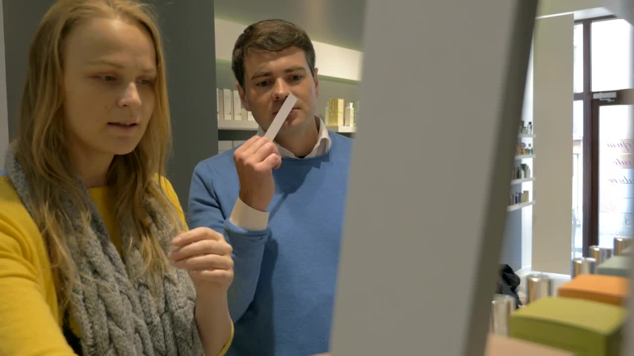 Stock Video Couple Trying Different Perfumes Live Wallpaper For PC - Free Download