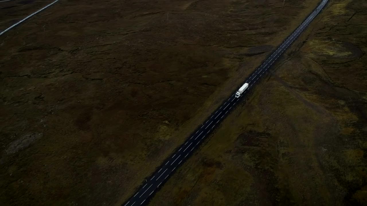 Stock Video Freight Truck On The Road In The Countryside Live Wallpaper For PC - Free Download