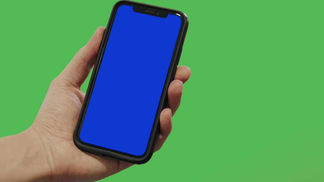 Video Stock Chroma On A Smartphone With A Green Screen Background Live Wallpaper For PC - Free Download