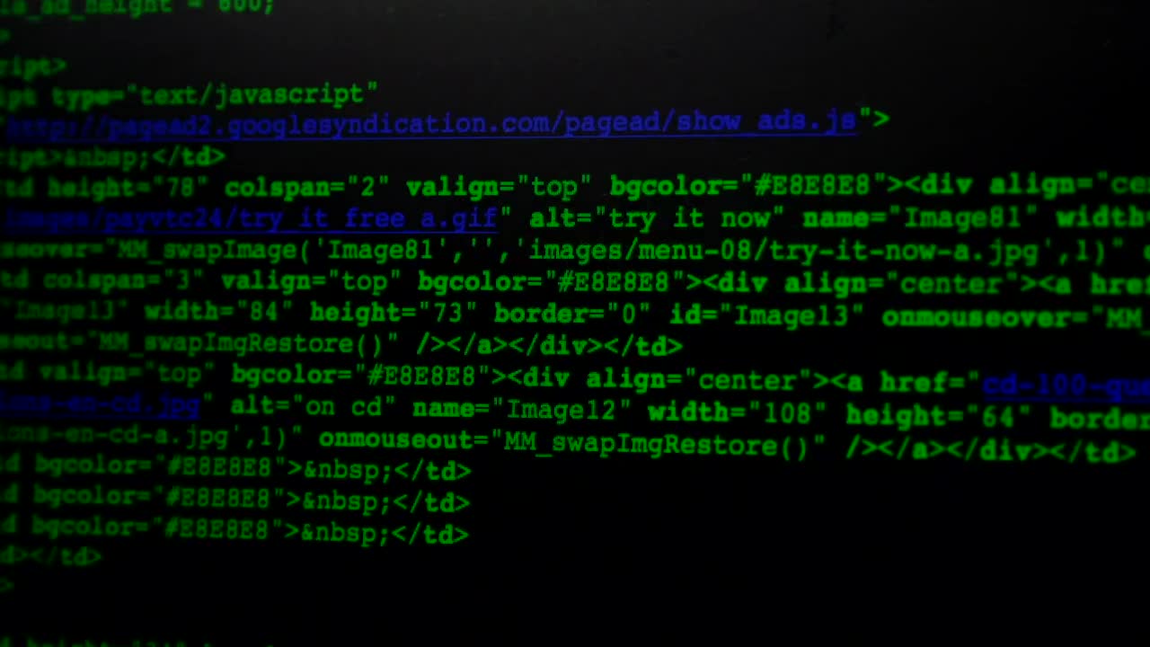 Stock Video Green Computer Code Scrolling Live Wallpaper For PC - Free Download