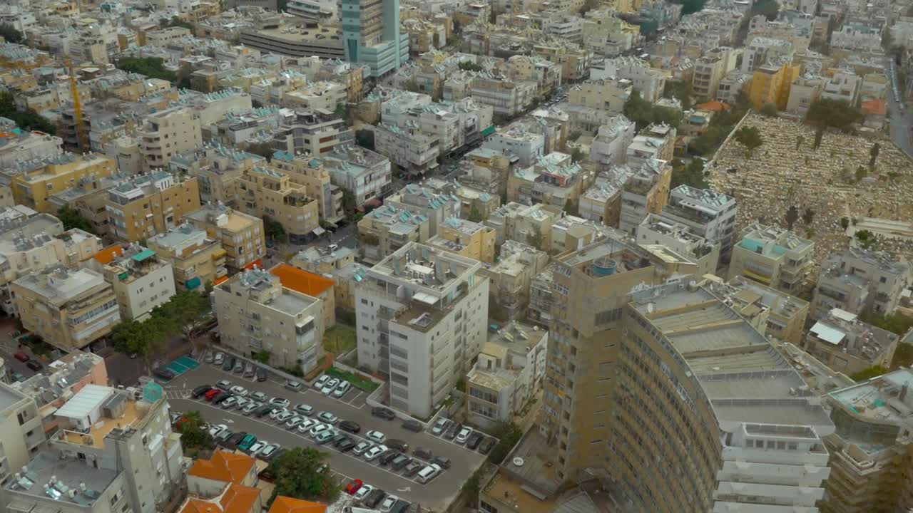 Stock Video Overcast Sky Above Tel Aviv Live Wallpaper - Free Download