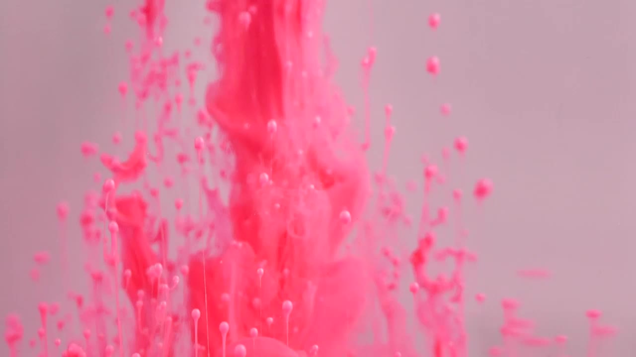 Stock Video Dynamic Movement Of Pink Ink Clouds In Water Live Wallpaper For PC - Free Download