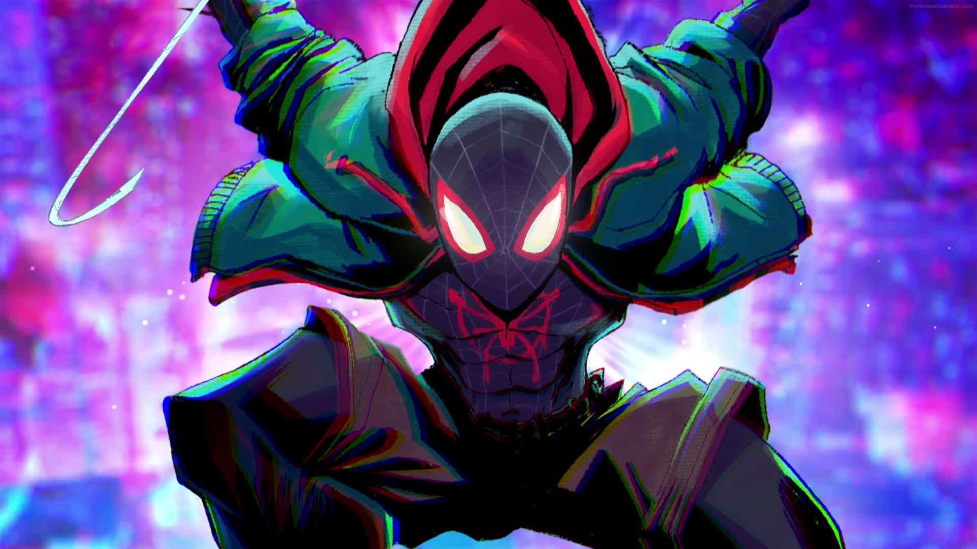 Spidey Miles Morales Multiverse Marvel Live Wallpaper - Free Download